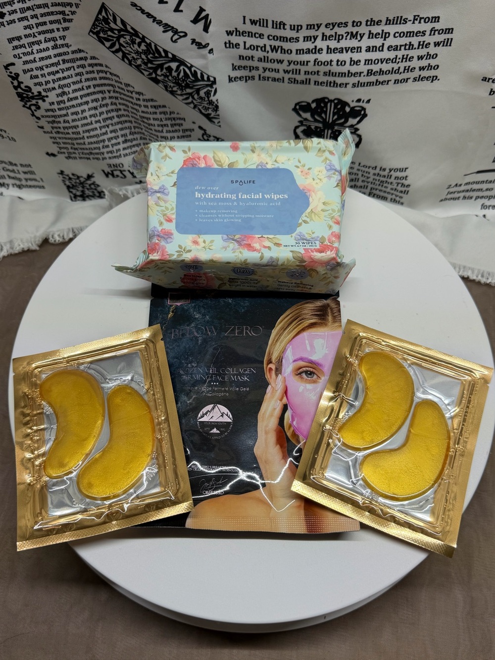 Spa-life Wipes With Below Zero mask and 2 eye mask